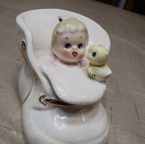 Vintage lefton bank baby - vintage,