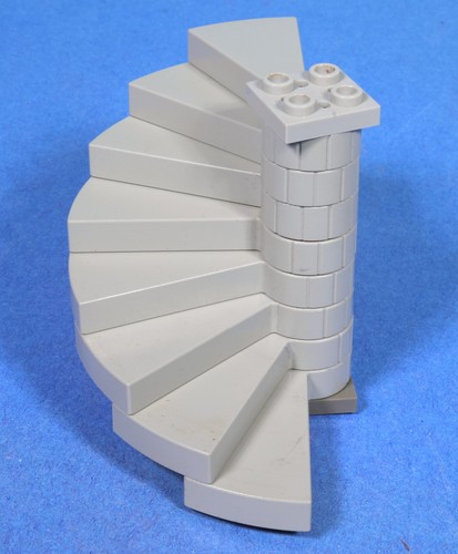 Lego gray spiral staircase - gray,