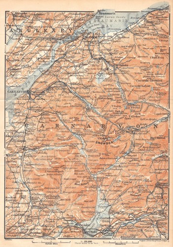 Wales map anglesey - wales, map,