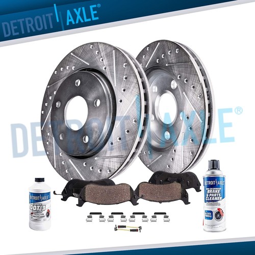 Front drilled rotors ceramic - rotors,