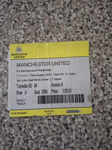 Match ticket premier league - match,