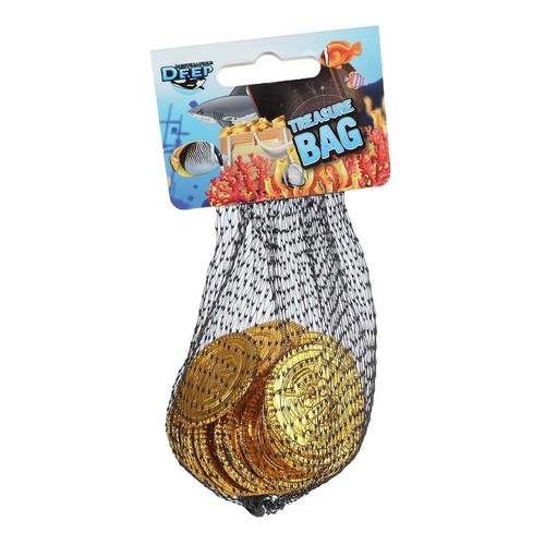 Gold coins toy pirate - gold,