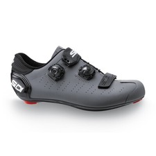 SIDI ERGO 5 MEGA –MATT GREY– CARBON SOLE – ROAD CYCLING SHOES – FREE US SHIPPING