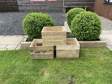 WOODEN APPLE CRATES RECLAIMED WOODEN CRATES STORAGE BOXES UK SELLER!