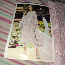 Luxury Pink Chikankari
