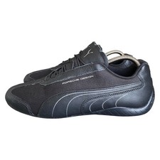 PUMA PORSCHE DESIGN Speedcat Mesh Black Trainer Driving Shoe Men's UK8.5 EU42.5