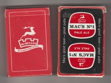 2x  different packs MCMULLENS HERTFORD BREWERY playing cards