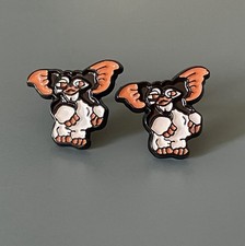 Gizmo Mogwai Gremlins Movie Gremlin Enamelled Metal Stud Earrings New In Pouch