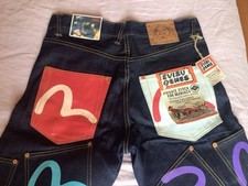 Evisu Mens Denim Jeans Pockets