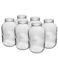5L Glass Jar Wihout Lid for Pickling Fermenting Storage Set of 6