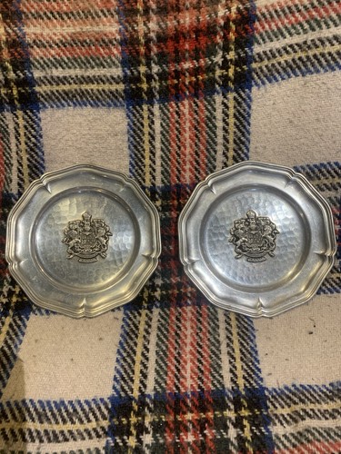 Vintage pewter wall plate - wall, plate’s
