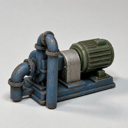 Pump skid and - pump,