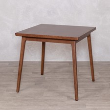 SQUARE TOP WOODEN DINING TABLE