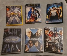 X-Men DVD Bundle Featuring Original 3 Movies And 3 Later Titles
