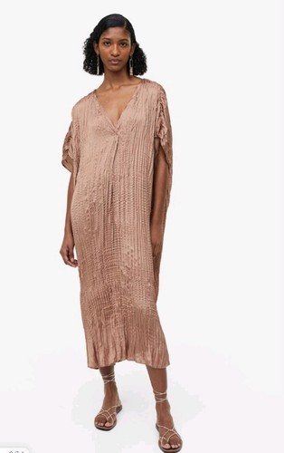 Silky crinkle midi tunic - crinkle,