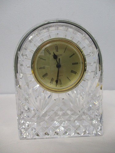 Waterford mantle clock - mantle, 6
