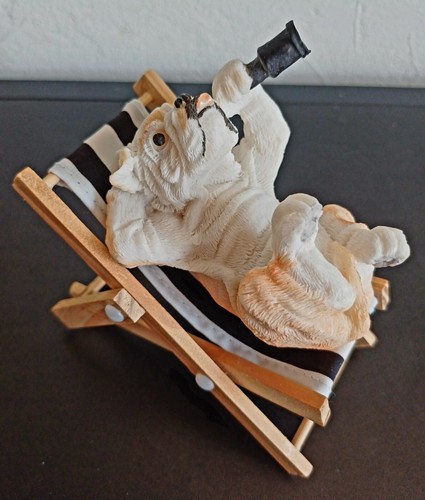 English bulldog resin dog - english, +