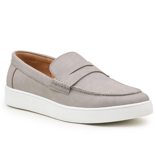 Boys grey slip loafers - boys,