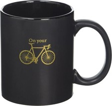 On Your Bike Black Ceramic Mug