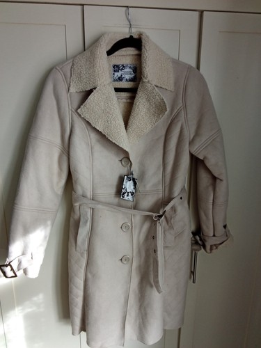 Ladies faux sheepskin coat