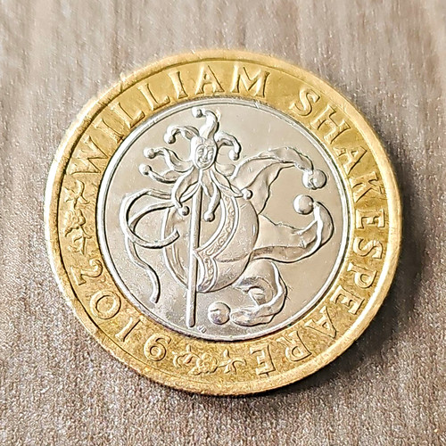 2016 two pounds - £2, coin