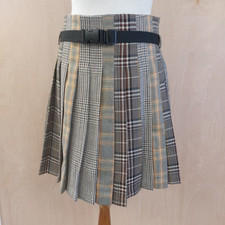 Ladies Preen by Thornton Bregazzi Crepe Paneled Mini Skirt - M/ UK 12