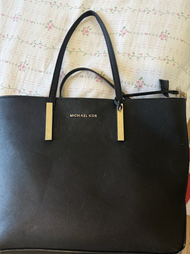 Michael kors black saffiano - black,
