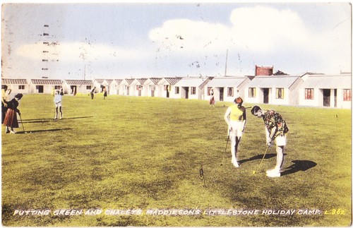 Kent postcard putting green - kent,