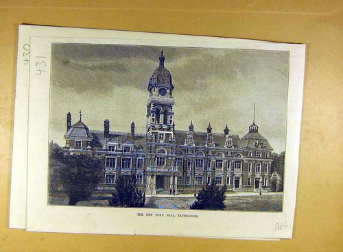Original old antique print - original,