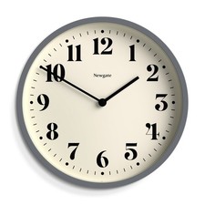 NEWGATE® Number Four Wall Clock - French Navy - Bold Arabic Dial
