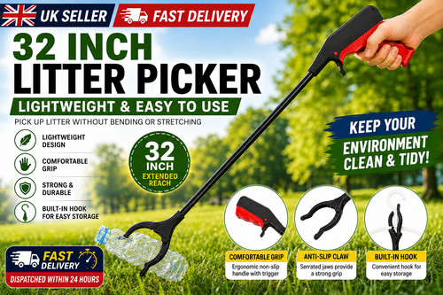 Litter picker grabber inch - litter,