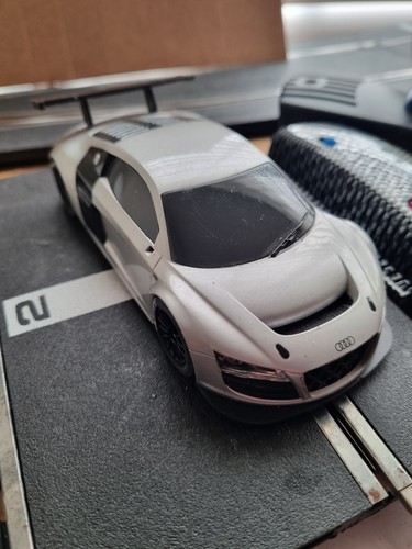 Scalextric silver audi gt3 - silver,