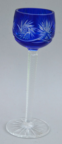 Bohemian blue coloured cut - blue,