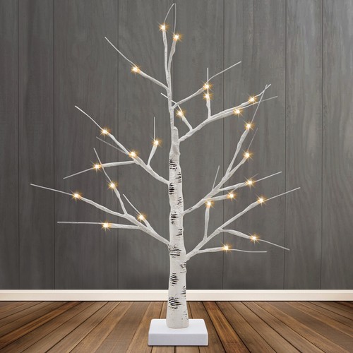 Led birch twig tree white - birch,