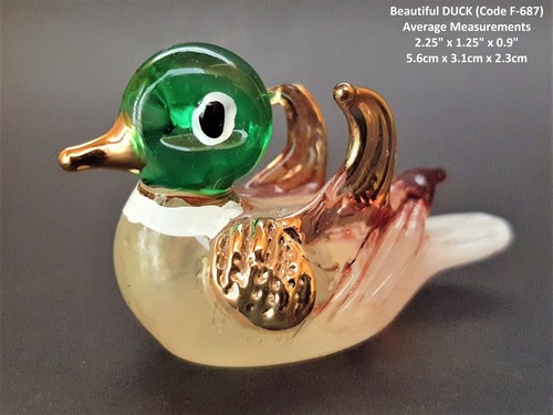 Beautiful glass duck art - beautiful,