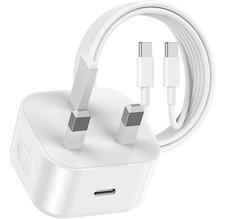 For Motorola E14 G24 G04 E13 E15 Fast 20W USB-C PD Plug Charger Adapter Cable