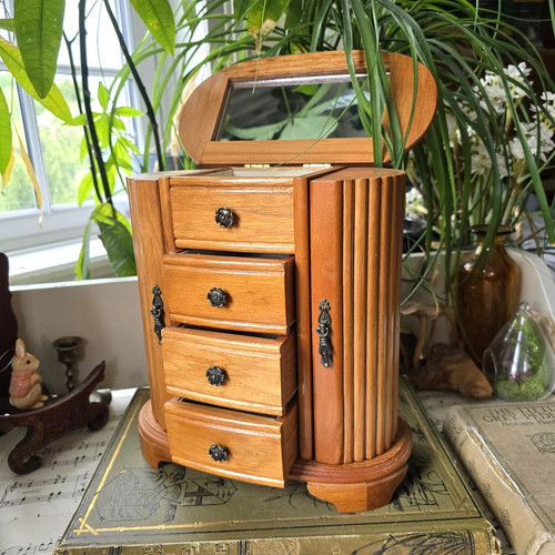 Vintage mele wooden - vintage, jewellery