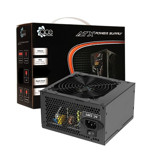 Ace 500w black atx desktop - atx,