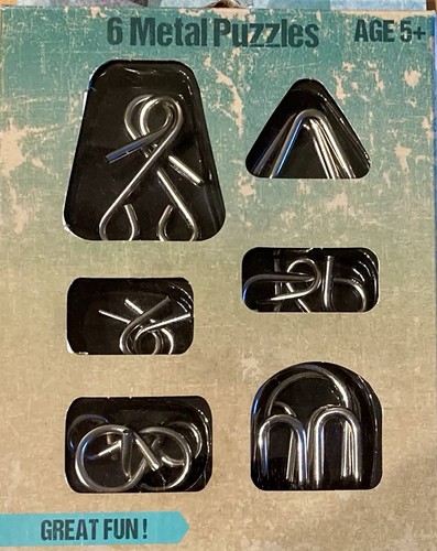 Set metal puzzles - 6,