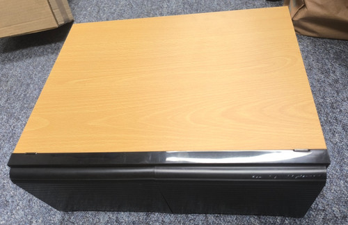 Drawer dvd unit wood effect - wood,