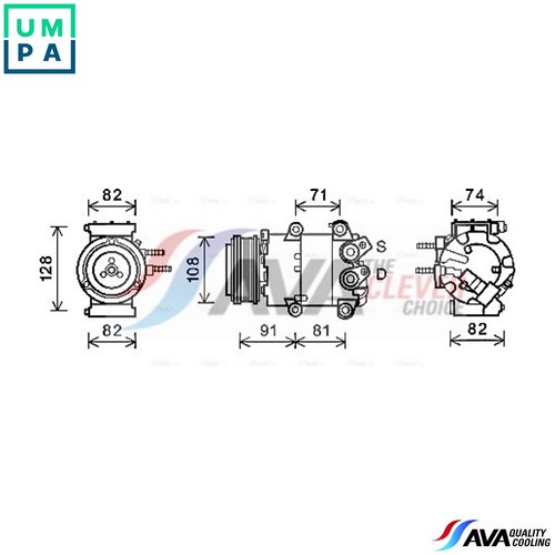 Compressor air conditioning - compressor,