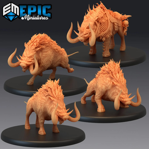 Forest boar miniature 32mm - miniature, 28-32mm