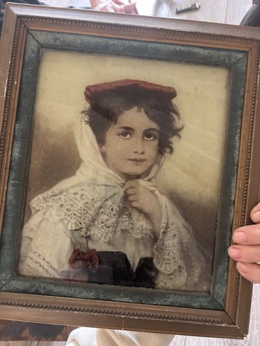 Antique victorian crystoleum - victorian,