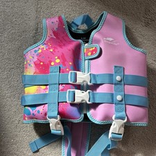 Gogokids Swim Vest Float Jacket Swimming  Flotation Buoyancy L 6-9 Years Pink