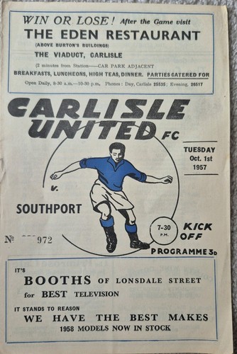 Carlise united southport - united, v
