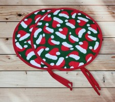 Christmas Pair of Aga Hob Lid