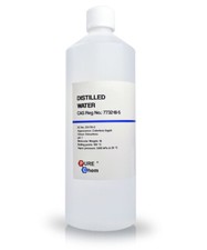 Distilled Water Ultra High Quality Pure Water 1L Bottle Pure Chem (WHITE)
