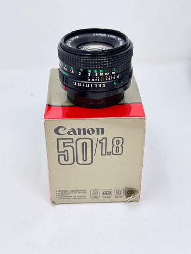 Canon 50mm standard - f1.8, prime