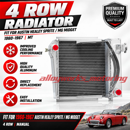 Row aluminium radiator for - row,
