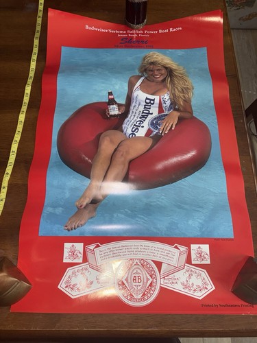 Vintage budweiser poster power - poster,